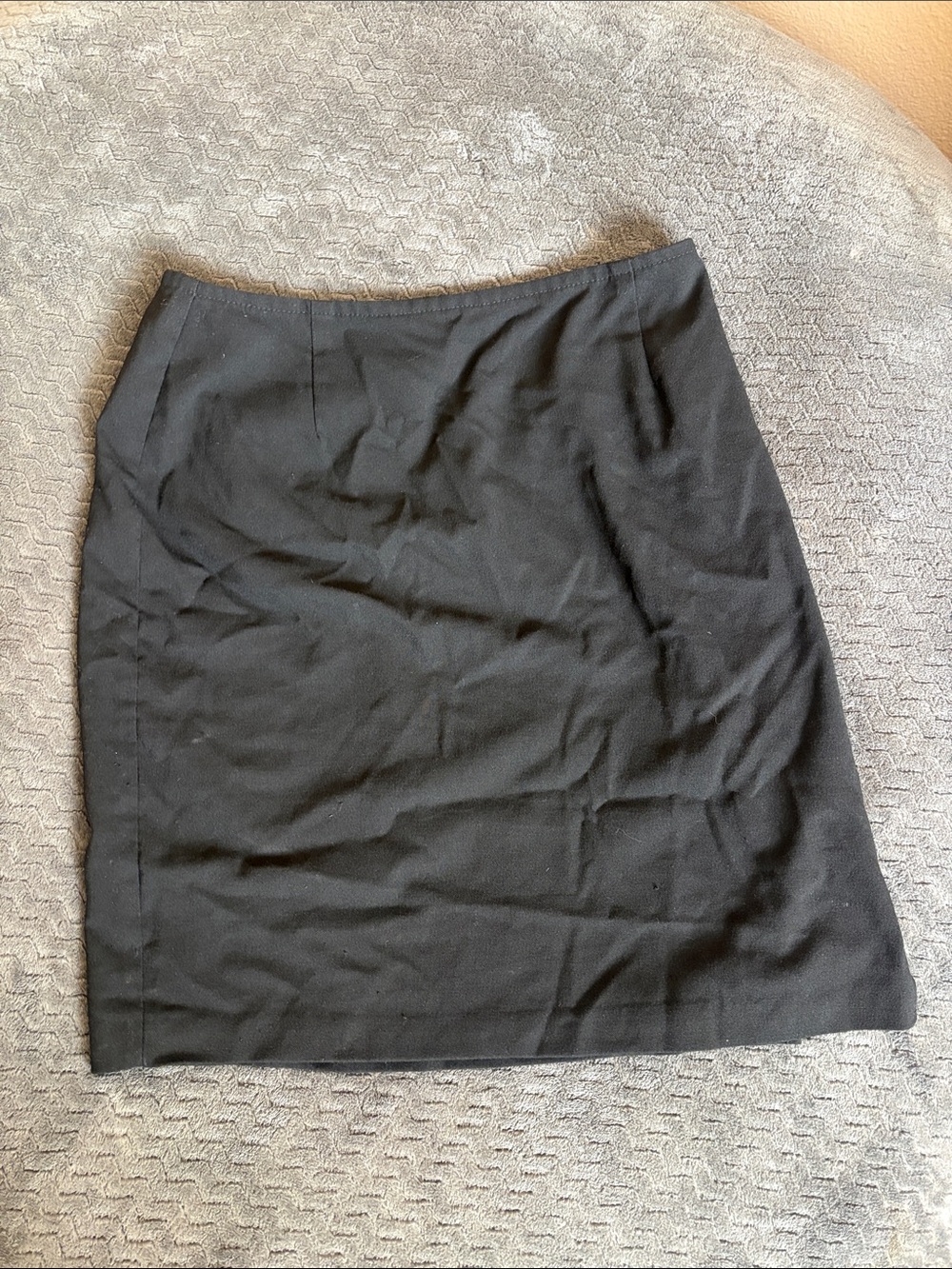 Finity Black Tailored Pencil Skirt